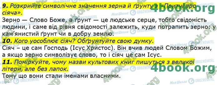 ГДЗ Українська література 9 клас сторінка Стр.36 (9-11)